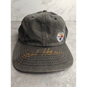 Vintage NFL Pittsburgh Steelers Jack Ham Signed Autographed Hat Cap Strapback